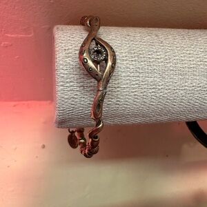 Alex & Ani Evil Eye Gold Coil Bracelet